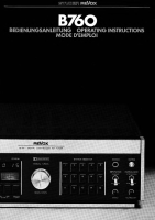 Revox B-760-Owners-Manual